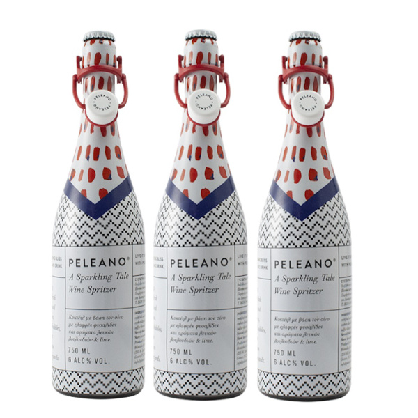 PELEANO BRUT WINE SPRITZER 6%VOL 750ml 3pcs