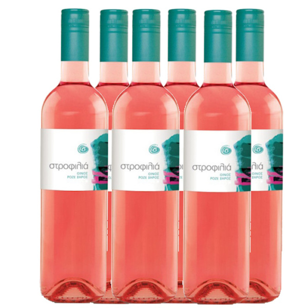 STROFILIA DRY ROSE WINE 13%VOL 750ml 6pcs