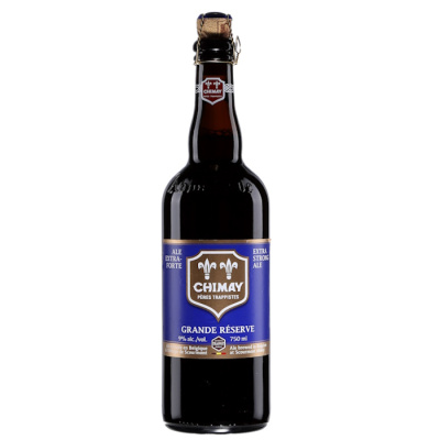 CHIMAY BLUE BEER BOTTLE 9%vol 750ml