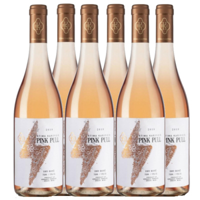 KARIPIDIS ESTATE PINK PULL ROSE 13%VOL 750ml bio 6pcs