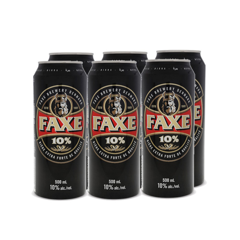 FAXE LAGER EXTRA STRONG 10% VOL 500ml 6pcs