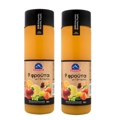 OLYMPOS NATURAL JUICE 9 FRUITS 1lt 2pcs