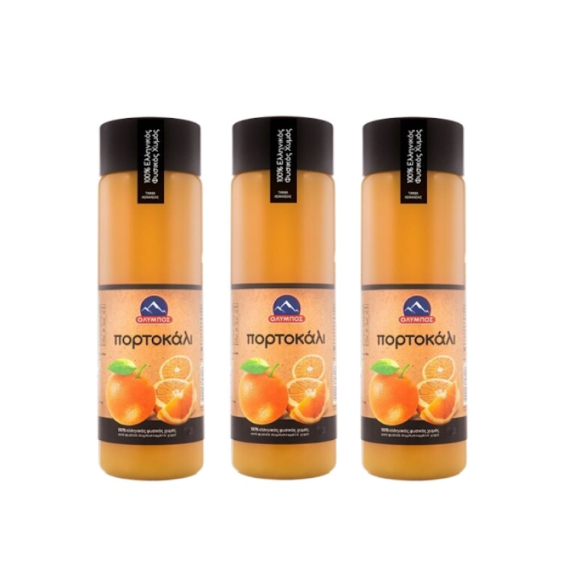 OLYMPOS NATURAL ORANGE JUICE 250ml 3pcs