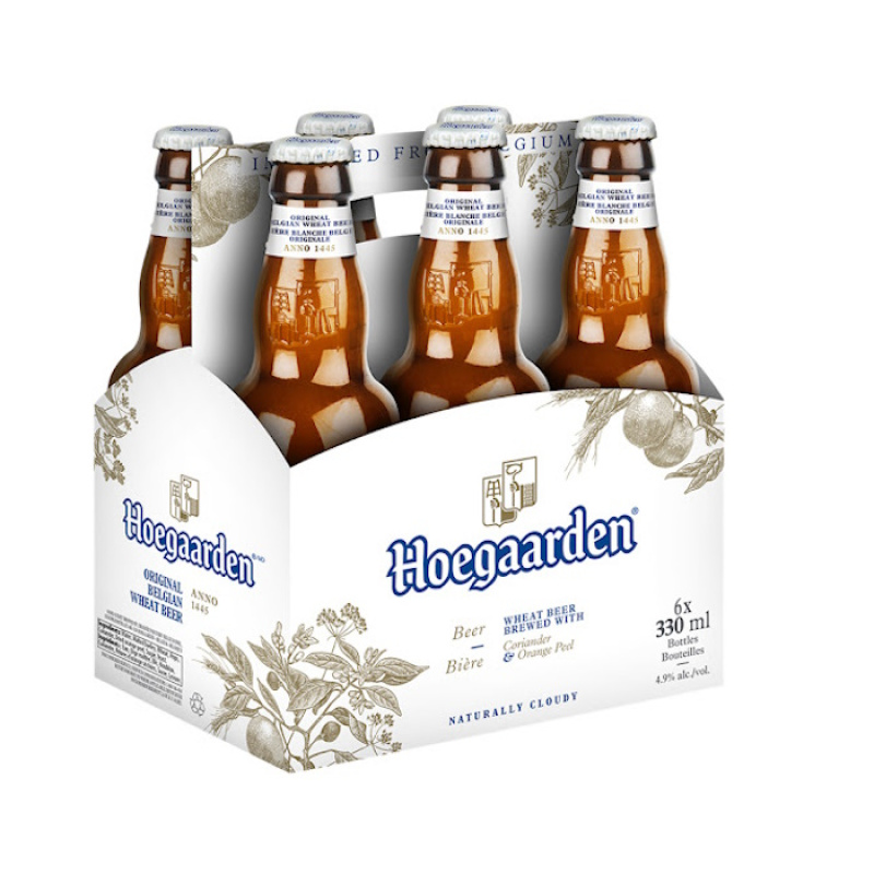 HOEGAARDEN BEER BLANCHE 4,9%VOL 330ml 6pcs