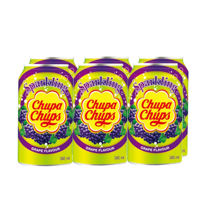 CHUPA CHUPS GRAPE & CREAM 345ml 6pcs