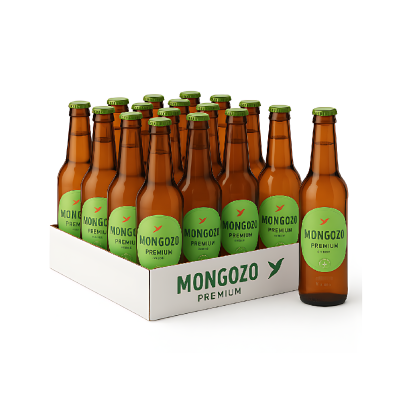MONGOZO Μπύρα Χωρίς Γλουτένη Premium Pilsner 5.0%VOL 24x330ml