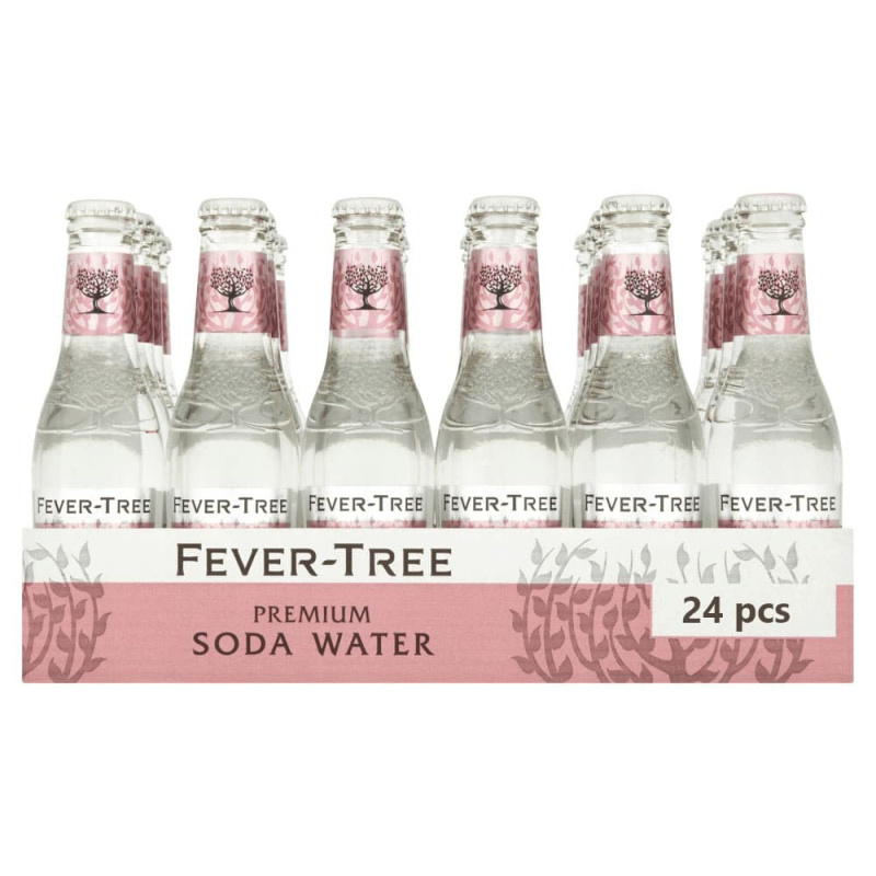 FEVER TREE PREMIUM SODA WATER 24x200ML