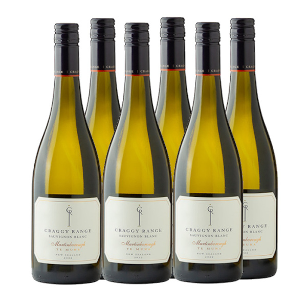 CRAGGY RANGE SAUVIGNON BLANC MARTINBOROUGH TE MUNA 12.5%VOL 750ml 6pcs