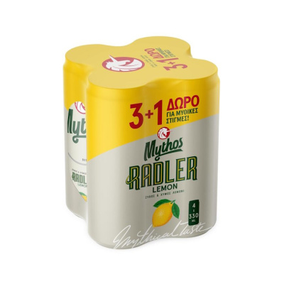 MYTHOS RADLER 330ml 3+1 FREE