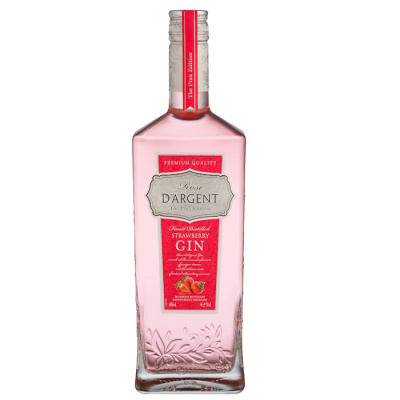 ROSE D'ARGENT STRAWBERRY GIN 40%VOL 700ml