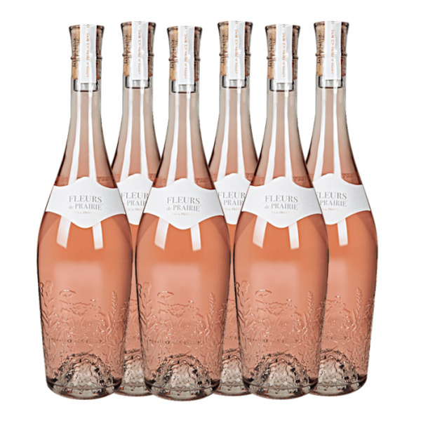 FLEURS DE PRAIRIE PROVENCE ROSE WINE 12,5%VOL 750ml 6pcs