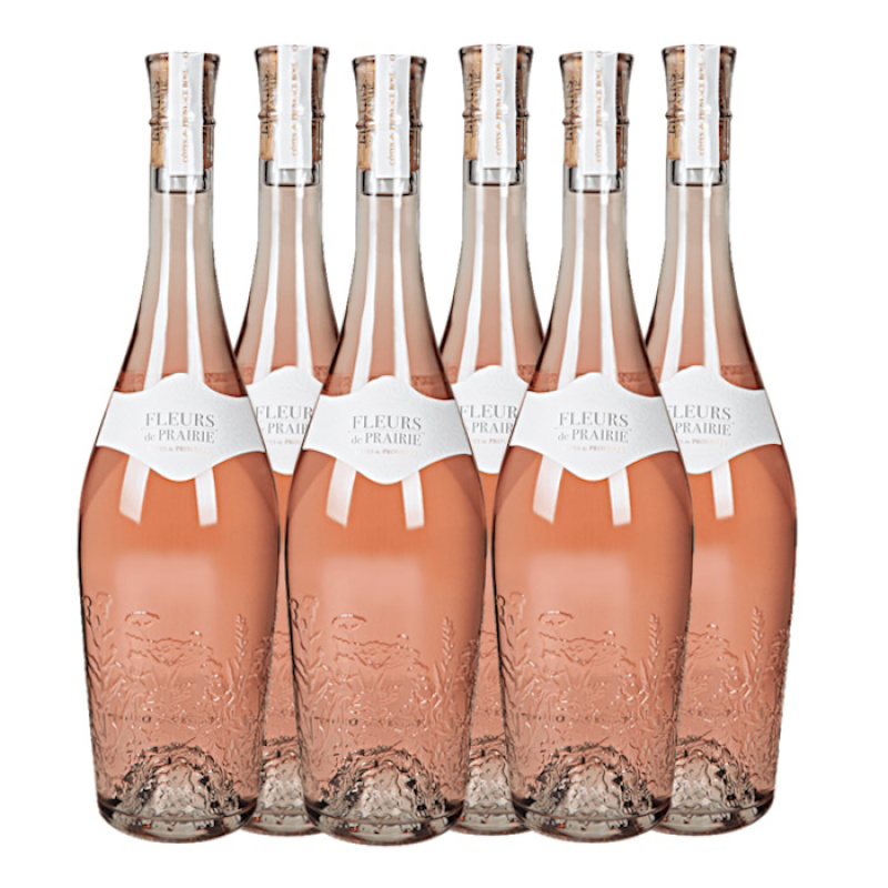 FLEURS DE PRAIRIE PROVENCE ROSE WINE 12,5%VOL 750ml 6pcs