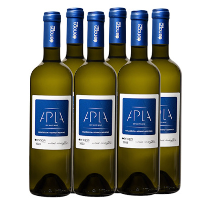 APLA DRY WHITE WINE 13%VOL 750ml 6pcs