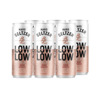 HARD SELTZER Low Low  Rose Spritz 4,5%VOL 330ml 6τεμ