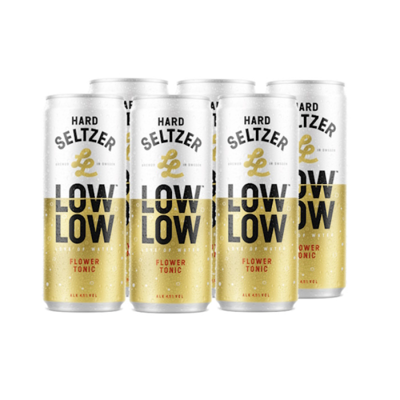 HARD SELTZER LOW LOW ELDERFLOWER TONIC 4,5%VOL 330ml 6pcs