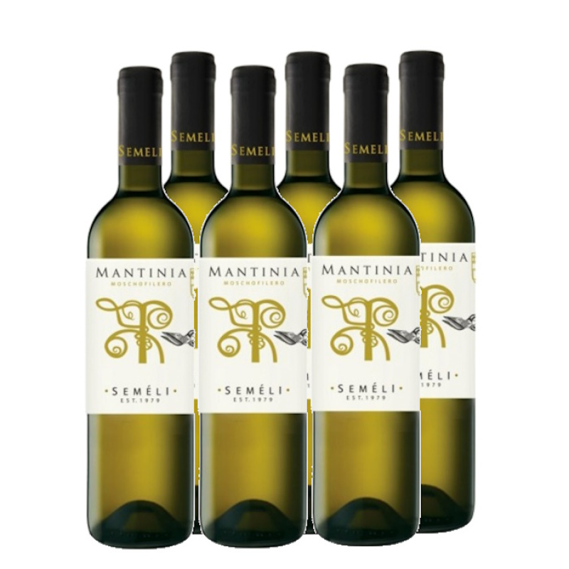 SEMELI ESTATE MANTINIA MOSCHOFILERO 12,5%VOL 750ml 6pcs