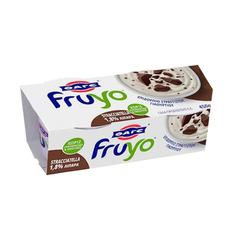 FAGE FRUYO STRAINED YOGHURT WITH STRACCIATELLA 1.8% FAT 2x150gr