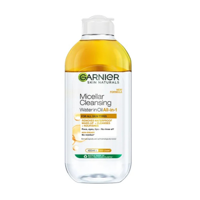 GARNIER MICELLAR CLEANSING WATER in OIL ALL IN 1 400ml