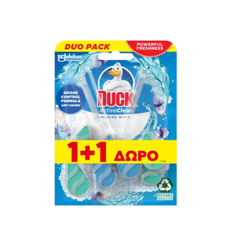 DUCK ACTIVE CLEAN MARINE WAVE 2pcs