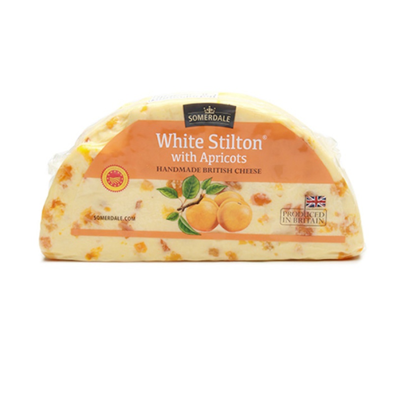 WHITE STILTON APRICOT ~300gr