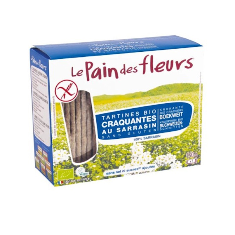 LA PAIN DES FLEURS BUCKWHEAT CRACKERS 150gr bio