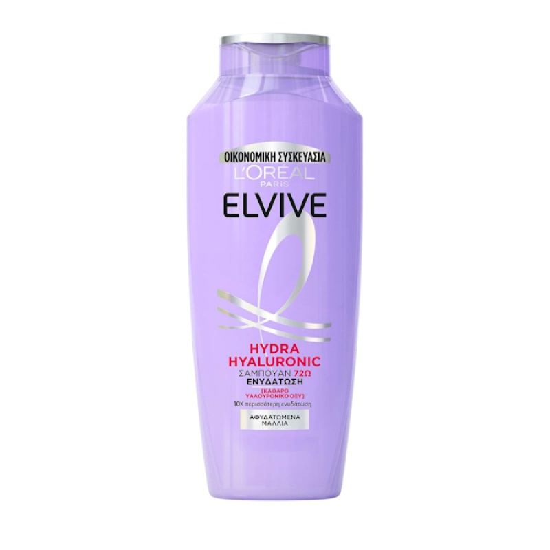 ELVIVE SHAMPOO72H HYDRA HYALURONIC 400ml