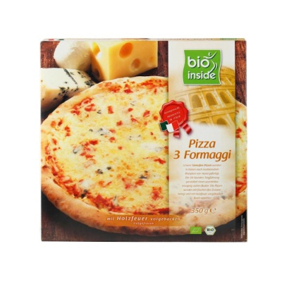 BIO INSIDE PIZZA FORMAGGI 3 CHEESES 350gr bio