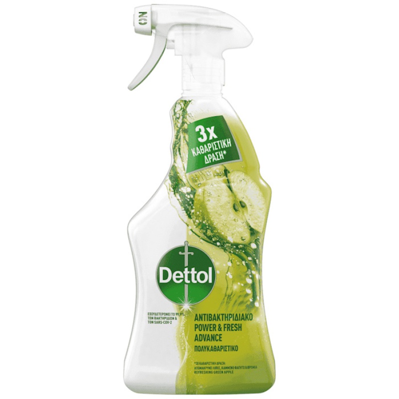 DETTOL POWER & FRESH ADVANCE GREEN APPLE 500ml