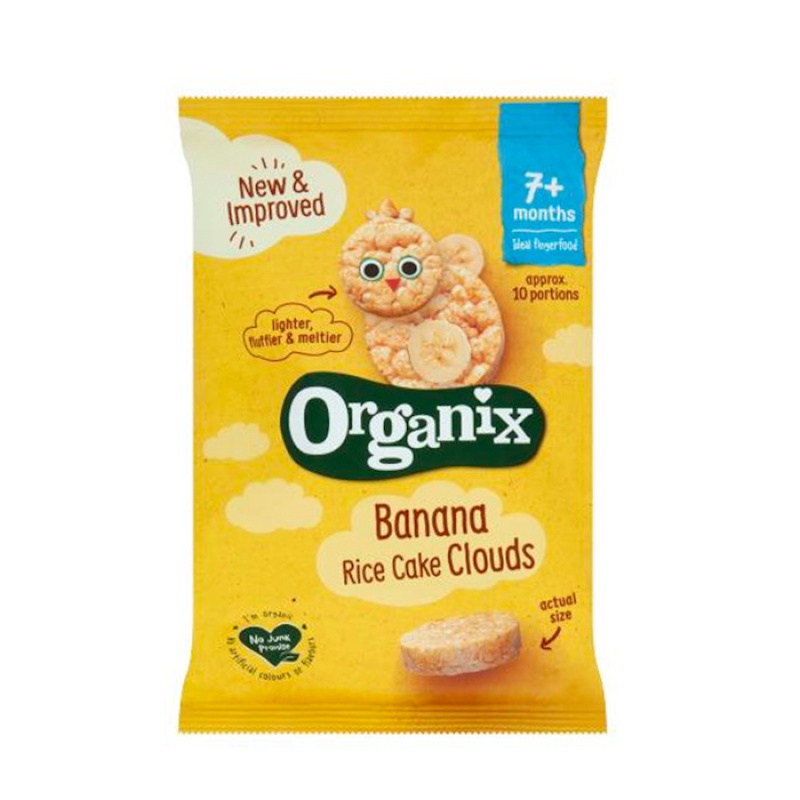 ORGANIX BANANA RICE CAKE CLOUDS 40gr bio