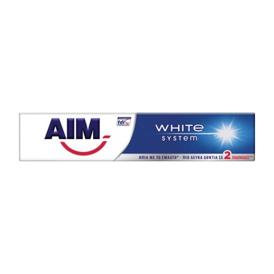 AIM TOOTHPASTE WHITE SYSTEM 75ml