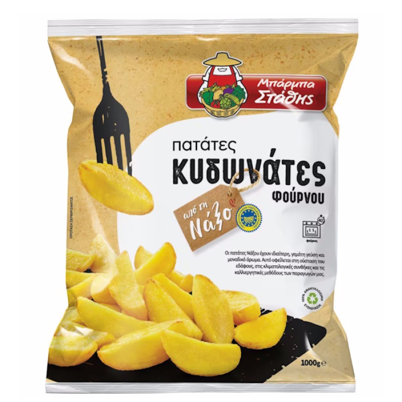 BARBA STATHIS OVER-ROASTED WEDGE POTATOES 1kg