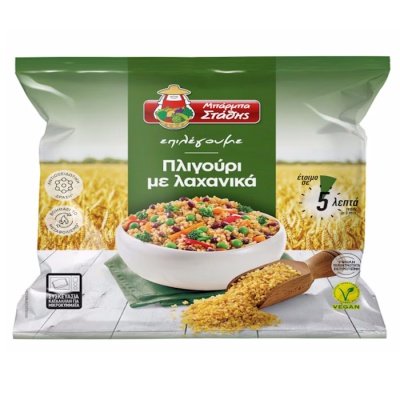 BARBA STATHIS BULGUR WITH VEGETABLES 400gr