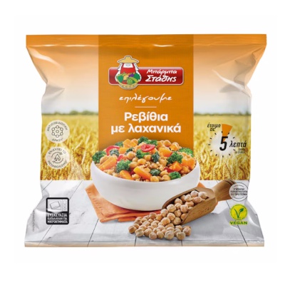 BARBA STATHIS CHICKPEAS WITH VEGETABLES 400gr