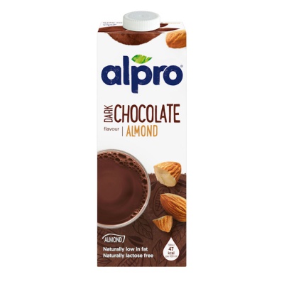 ALPRO ALMOND DRINK WITH DARK CHOCOLATE FLAVOUR 1lt