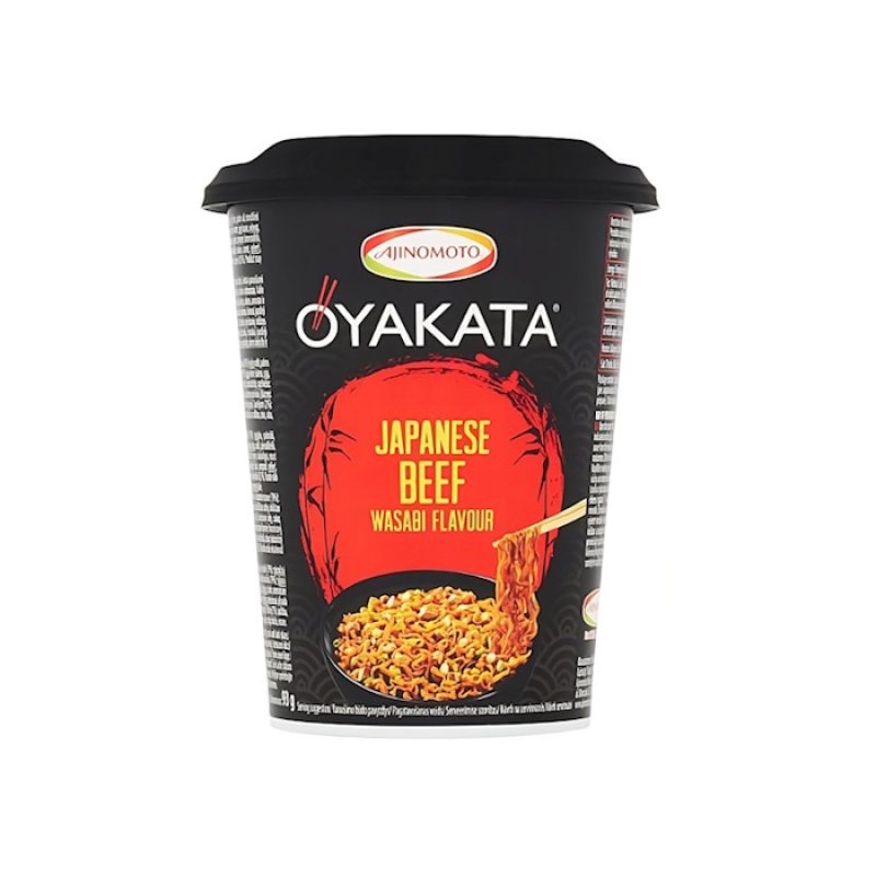 NISSIN SOBA BEEF WASABI NOODLES CUP 93gr