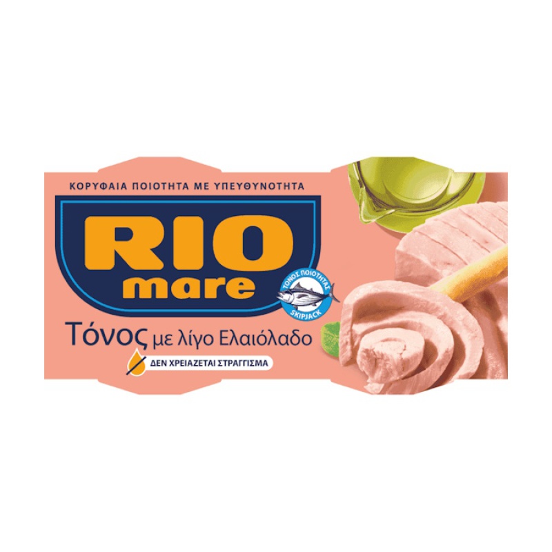 RIO MARE TUNA WITH A TOUCH OF OLIVE OIL 2X65gr