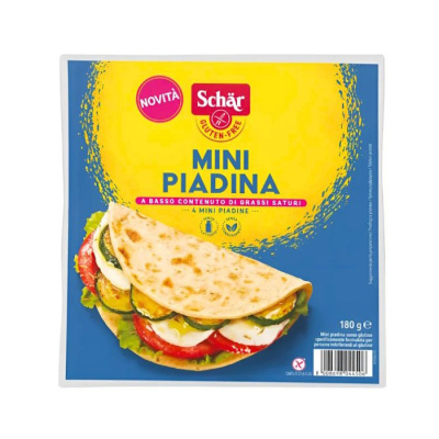 SCHAR GLUTEN FREE MINI PIADINA 4pcs 180gr