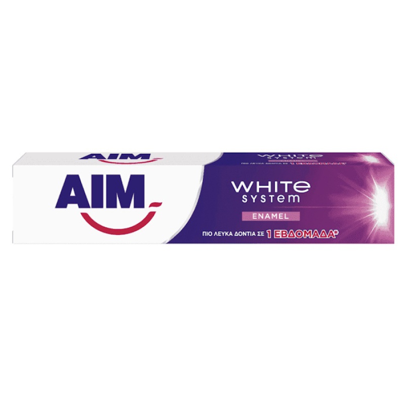 AIM TOOTHPASTE WHITE SYSTEM ENAMEL 75ml