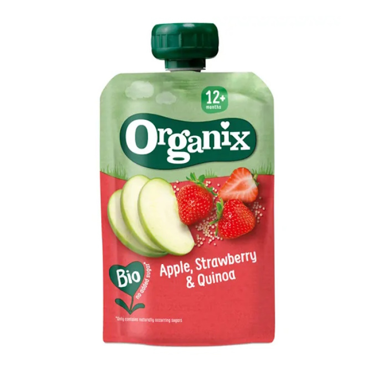 ORGANIX APPLE, STRAWBERRY & QUINOA 100gr