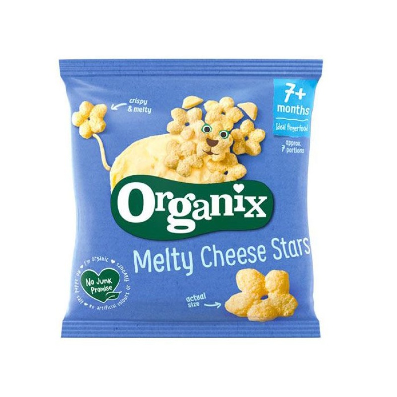 ORGANIX MELTY CHEESE STARS 20gr bio