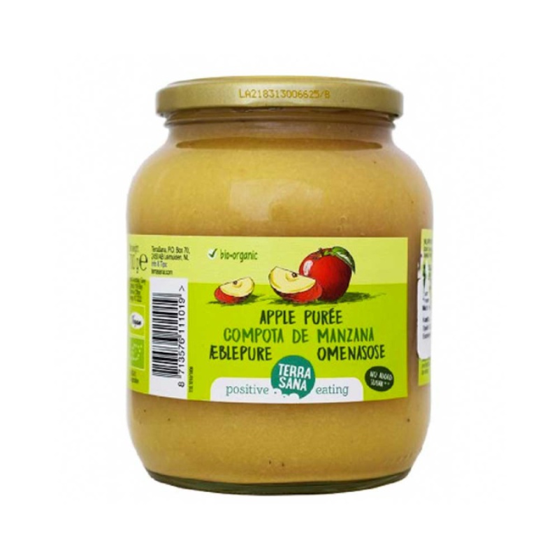 TERRA SANA APPLE PUREE 700gr bio