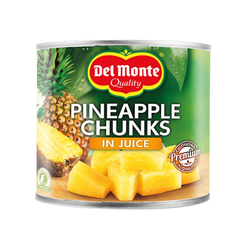 DEL MONTE PINEAPPLE CHUNKS 435gr