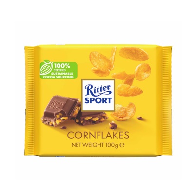 RITTER SPORT CHOCOLATE CORNFLAKES 100gr