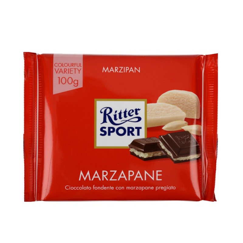 RITTER SPORT CHOCOLATE MARZIPAN 100gr