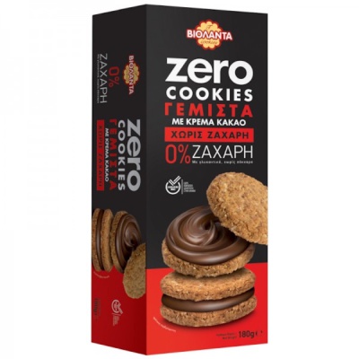 VIOLANTA ZERO COOKIES WITH COCOA CREAM 180gr