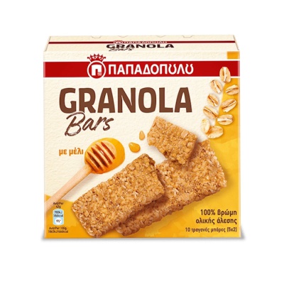 PAPADOPOULOU GRANOLA BARS with HONEY 210gr