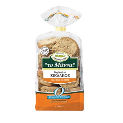 TO MANNA RYE RUSKS FROM CRETE 400gr