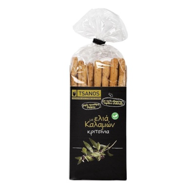 TSANOS BREADSTICKS WITH KALAMON OLIVES 55gr