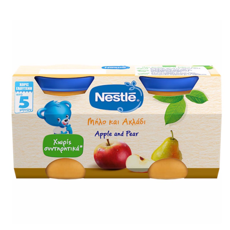 NESTLE APPLE and PEAR 2pcs 250gr