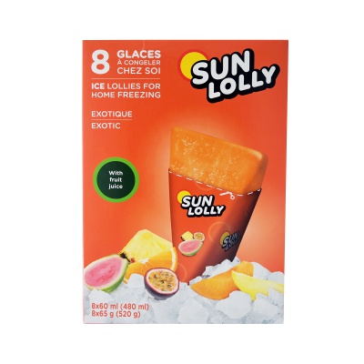 SUN LOLLY Γρανίτα Exotique 8x60ml